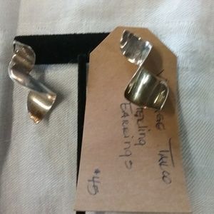 Vintage Taxco Sterling silver pierced earrings